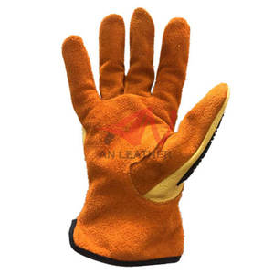 Guantes de Trabajo de Cuero TPR Resistentes a Impactos, Diseñados para Máxima Seguridad y Control en el Trabajo, Más Vendidos - Product Image 6