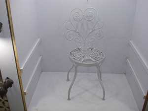 เก้าอี้ลวดเหล็กเคลือบสีฝุ่น - Product Image 1