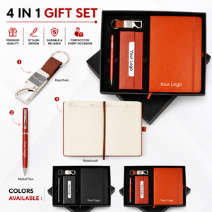 Set de Regalo Ecológico 4 en 1: Cuaderno de Corcho, Bolígrafo de Bambú, Porta Gafas de Sol, Llavero, Caja de Regalo Empresarial con Logotipo Personalizado - Product Image 5