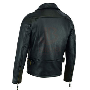 Vestes en cuir pour hommes IBRATEX, très vendues, respirantes, écologiques, coupe-vent, hiver, grandes tailles, style streetwear, meilleur prix - Product Image 3