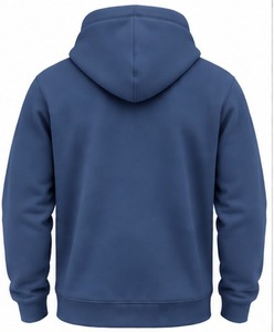 Sudadera con Capucha Azul para Hombre, de Gran Gramaje, con Logotipo Personalizado, Estilo Urbano, Venta al por Mayor, Fabricante de Ropa Index Apparel - Product Image 3