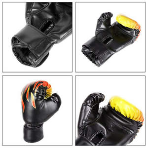 ถุงมือต่อสู้สำหรับฝึกซ้อมและต่อยมวยไทย คิกบ็อกซิ่ง MMA ศิลปะการต่อสู้ ป้องกันน้ำได้ - Product Image 5