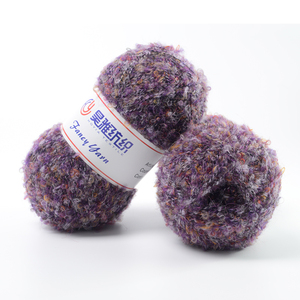 Fabrication de fils mélangés de polyester recyclé bon marché pour le tricot - Product Image 3