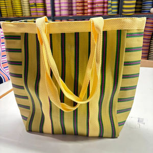 Large Eco-Friendly Recycled nylon Indian market Zipper Bags Reusable Sustainable <b>Plastic</b> Bags Bulk Supply India Model PP Woven - Product Image 1