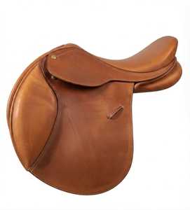 Silla de Doma Inglesa de Doble Cuero, Profesional, de Contacto Cercano, Colores y Tamaños Personalizados Disponibles - Product Image 1