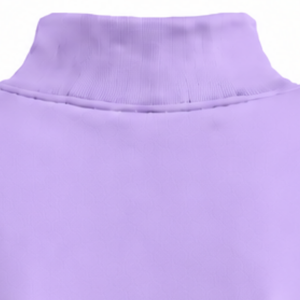 เสื้อสเวตเชิ้ตผู้หญิงสีลาเวนเดอร์ คอเต่า แขนยาว ทรงโอเวอร์ไซส์ ผ้าฟลีซ คอสูง สไตล์ลำลอง แฟชั่นสตรีทแวร์สำหรับฤดูหนาว - Product Image 4