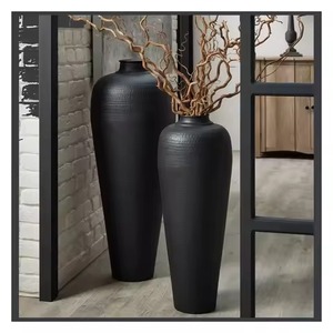 Modern Metal <b>Flower</b> Vase Stylish Decorative Vase For Home Interior Living Room <b>Flower</b> <b>Display</b> Table Centerpiece - Product Image 2