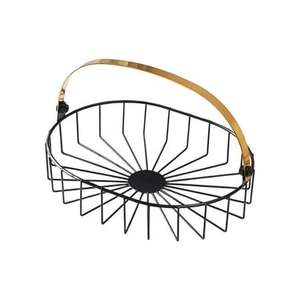 Corbeille à fruits décorative en métal, bol en fil métallique pour une décoration intérieure élégante des cuisines - Product Image 1