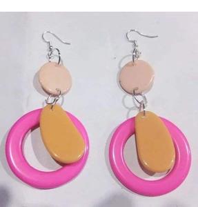 Boucles d'oreilles en résine, nouvelles boucles d'oreilles pour femmes, bijoux - Product Image 4