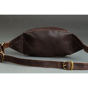 LW Real Vintage Ceinture d'argent en cuir jacquard véritable Ceintures de poche Sac banane pour unisexe - Product Image 4