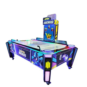 เครื่องเกมแอร์ฮอกกี้ Super Air Hockey DX Arcade สำหรับ 2 ผู้เล่น กำลังไฟ 400 วัตต์ แรงดันไฟฟ้า 220 โวลต์ โต๊ะแอร์ฮอกกี้ทำจากโลหะ อะคริลิก พลาสติก และไม้ สำหรับพื้นที่เชิงพาณิชย์ - Product Image 1