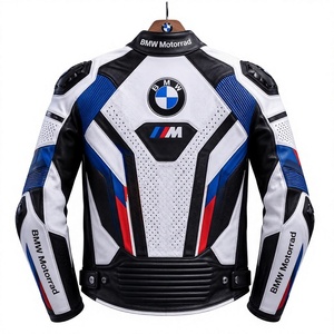 Men's Custom Super MotoCP Track Cowhide <b>Racing</b> <b>Jacket</b>/Chaqueta Leather Motorbike CE Level 2 Protection Made To Measure Approved - Product Image 3
