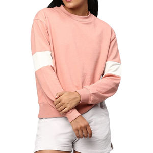 OEM Service Wholesale Winter/Autumn Knitted Front Customized Women Sweatshirts Best Selling Breathable Sustainable Full Sleeve - Product Image 6
