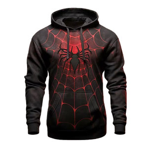 Sudadera con Capucha de Forro Polar de Primera Calidad, Personalizada con Impresión por Transferencia de Calor, Diseño de Spiderman, Cálida para Invierno, Ecológica, Transpirable, con Bolsillos, Unisex, Informal - Product Image 6