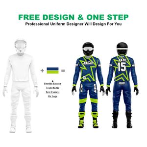 Nuevo Conjunto de Motocross para Hombre, Diseño Vintage, Sublimación, Jersey y Pantalones de Carreras MX, Tela de Nailon y Poliéster de Alta Calidad - Product Image 2