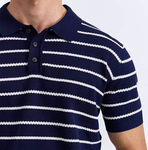 Camisetas Transpirables de Manga Corta para Hombre de Alta Calidad, Logotipo Personalizado Bordado, Patrón Sólido, Tela Jersey, Camiseta Polo Lisa - Product Image 2