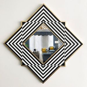 Elegant Designer Resin <b>Mirror</b> Frame with Vintage Finish for Home and Bedroom Decoration - Product Image 1