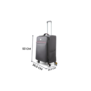 Ultra-Light 2.2kg 215 Carry-on Luggage 20" Waterproof JW-2259 Nylon 20kg Capacity Travel Bag Factory OEM/ODM - Product Image 2