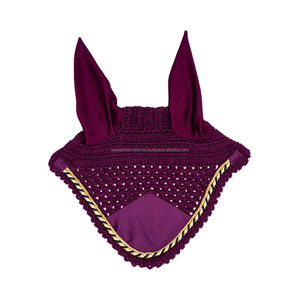 Equestrian Horse Ear Bonnet Crochet Sound Proof Horse <b>Fly</b> Veil - Product Image 1
