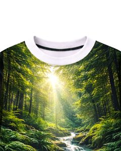 เสื้อสเวตเชิ้ตพิมพ์ลาย 3 มิติ ลายป่าเขียวขจี แบบสั่งทำจากโรงงาน ผู้ชาย คอกลม สวมใส่สบาย สไตล์สตรีทแวร์ พิมพ์ลายแบบซับลิเมชั่น - Product Image 6