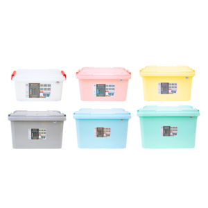 Durashelf-Caja de almacenamiento de plástico apilable para el trabajo diario, duraderas, de bajo costo, para cocina, ropa, comida, 150L - Product Image 1