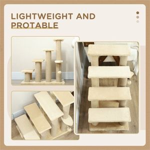 Grande Albero per Gatti da Interno di Lusso con Tiragraffi in MDF e Legno, Torre per Arrampicata per Gatti - Product Image 2