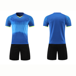 Custom Unisex High Quality Short Quick-Drying Soccer Set Comfortable Breathable Training Uniform Automated Cutting Technique - Product Image 2