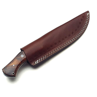 Couteau de chasse en acier Damas FOX IMPEX, design optimal, qualité industrielle, poignée confortable en acier inoxydable, OEM