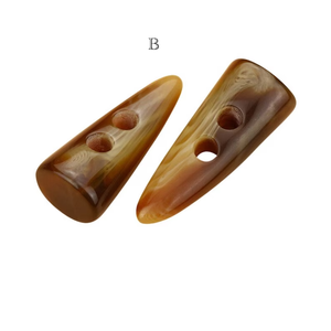 Botones de Cuerno de Búfalo para Ropa y Producto Hecho a Mano con Pieza Pequeña de Tamaño Personalizado - Product Image 3