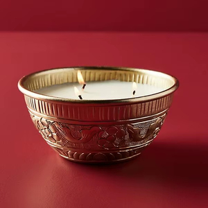 Classic Cutwork Metal Candle Votive <b>Lantern</b> For Living Room Ambience Decorative <b>Tealight</b> Holder For Modern Interiors - Product Image 1