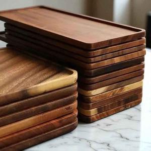Bandeja de Madera Ecológica – Moderna Bandeja para Servir Comida y Bebidas para Cocina y Hogar - Product Image 1