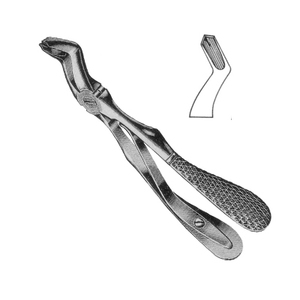 Pinzas de Extracción de Raíces Dentales Superiores de Acero Inoxidable de Alta Calidad con Agarre Ergonómico, Certificación CE, Fuente de Alimentación Manual - Product Image 5