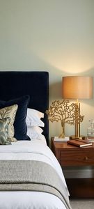 <b>Gold</b> Tree of Life Sculpture with White Marble Base Metal Openwork Design Tabletop <b>Decorative</b> Showpiece for <b>Living</b> <b>Room</b> Home - Product Image 3