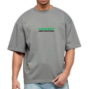 Camiseta de Algodón de Manga Corta para Hombre, Corte Regular, Cuello Redondo, Diseño Casual con Letras Estampadas - Product Image 4