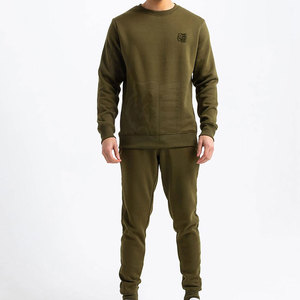 2026 Winter Fashion Wear Long Sleeves Men <b>Sweat</b> Suit Regular Fit High Quality Breathable Solid <b>Sweat</b> Shirt <b>Set</b> for Casual Wear - Product Image 1