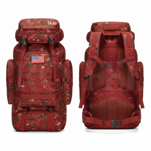 Sac à dos de camouflage personnalisé en gros, imprimé, pour l'extérieur, étanche, grande capacité, avec système MOLLE, idéal pour l'entraînement et les voyages - Product Image 3