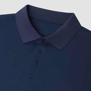Polo de golf rayé pour homme grande taille, motif logo personnalisé, deux tons, luxe, haute qualité - Product Image 3