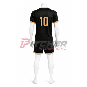 Service de conception d'uniformes de football personnalisés : Short à carreaux respirant, options grandes tailles, créez vos propres couleurs, disposition, nom d'équipe, joueur - Product Image 5