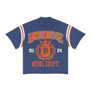 Ensemble T-shirt et short de sport vintage pour homme 2026 – Tenue décontractée 2 pièces oversize style streetwear avec imprimé graphique athlétique pour l'été - Product Image 4