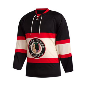 Maillot de hockey sur glace personnalisé pour homme, manches longues, jaune et marron rayé, impression sublimée, col en V, coupe classique, 100% polyester - Product Image 5
