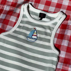 Bikini de una pieza hecho a mano con cuentas, en Spandex/Nylon, con tela elástica transpirable ecológica y técnica de brillo. - Product Image 1