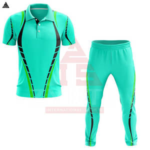 ชุดเสื้อผ้าคริกเก็ตแบบกำหนดเองยอดนิยมพร้อมโลโก้  เสื้อยืดคุณภาพสูง กางเกงขายาว ชุดยูนิฟอร์มคริกเก็ตปากีสถานแบบสั่งทำพิเศษสำหรับผู้ชาย - Product Image 6