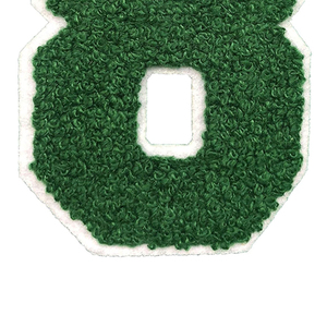 Écusson brodé en chenille sur mesure, logo personnalisé, à coudre, pour marques de vêtements, grossistes et distributeurs - Product Image 5