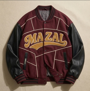 Custom Mens Baseball Varsity <b>Jacket</b> Satin Sleeves Embroidered <b>Patches</b> Wholesale for Sportswear Brands - Product Image 1