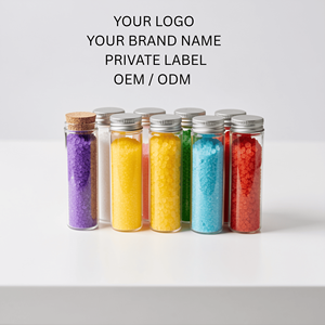 Mezcla de sales de baño nutritivas para la piel, terapia de relajación natural, calidad de spa, etiqueta privada a granel, etiqueta blanca para distribuidores globales - Product Image 1