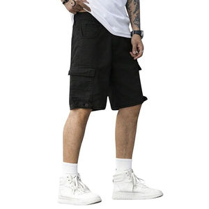 Shorts utilitaires décontractés pour hommes, style quotidien, vêtements d'extérieur, shorts cargo multi-poches, vêtements décontractés pour hommes, style outdoor relaxé - Product Image 1