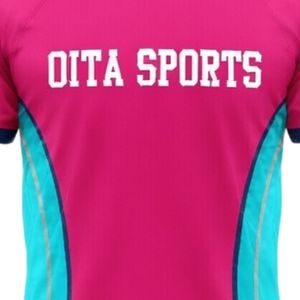 Unisex Pink Teal Sublimation Netball Jersey <b>Polyester</b> Crewneck Athletic Team Sports <b>Shirt</b> Training Match Performance Clothing - Product Image 6