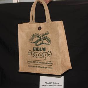 Bolsa de Compras de Yute para Supermercado con Cierre de Hombro y Asa de Algodón, Puede Contener hasta 15 Libras, Artículos Diarios para Uso en Fiestas - Product Image 1