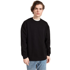 2025 nouveauté coton lourd surdimensionné sweat pour hommes Style de rue à manches longues col rond pull pour un usage quotidien - Product Image 1