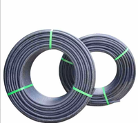 Tuyau d'eau flexible haute pression en PEHD Xingchuan noir, soudé par fusion à chaud, résistant à la chaleur, pour eau potable et irrigation, durée de vie 50 ans